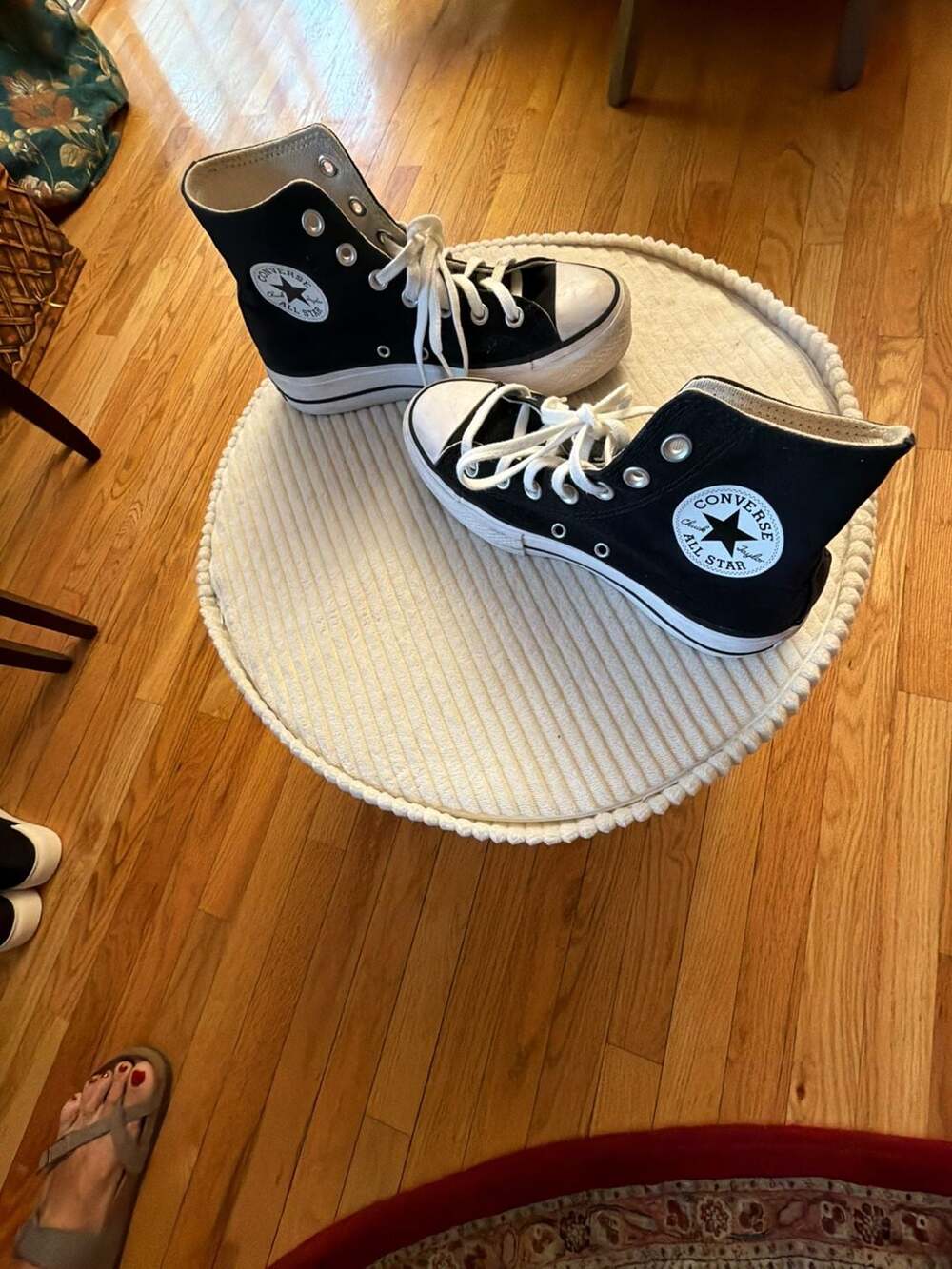 Converse Chuck Taylor All Star Lift High Top Size 6.5 Black